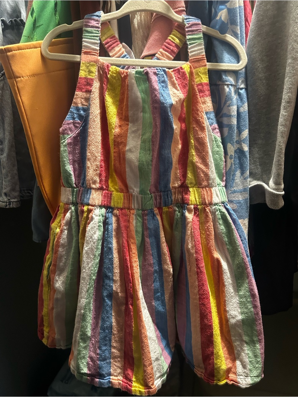 Crewcuts Girls' Multicolor Rainbow Stripe Sundress